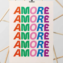 studio ciao - AMORE Plakat (A3) - Poster - ROSA ECK Concept Store