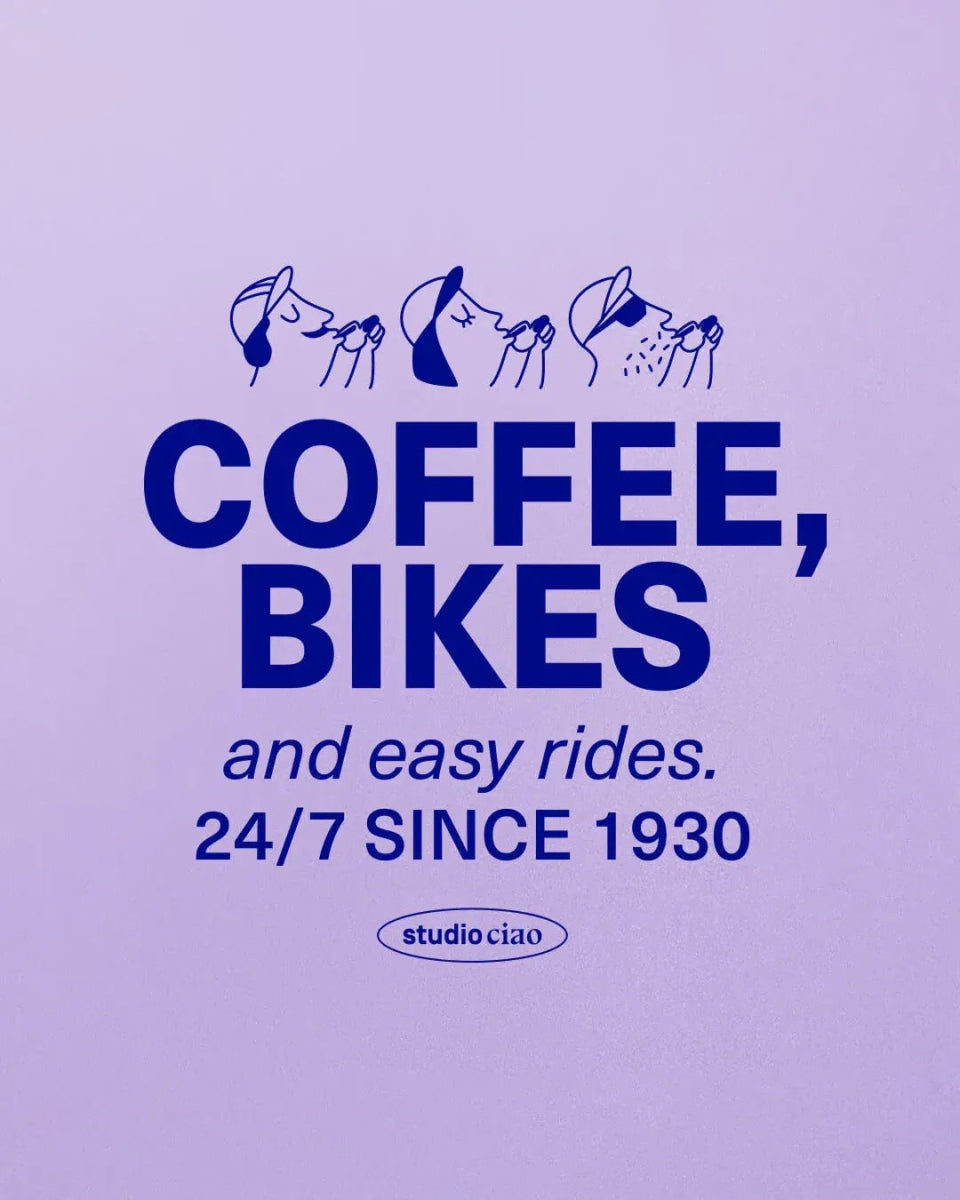 studio ciao - COFFEE, BIKES and easy rides Jutebeutel - Tasche - ROSA ECK Concept Store