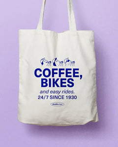 studio ciao - COFFEE, BIKES and easy rides Jutebeutel - Tasche - ROSA ECK Concept Store