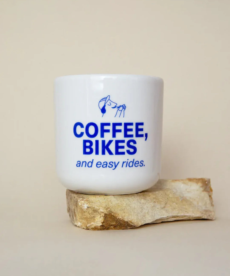 studio ciao - COFFEE, BIKES & easy rides Porzellanbecher - Kaffee - und Teetasse - ROSA ECK Concept Store