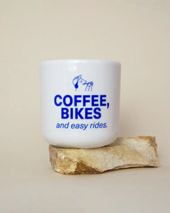 studio ciao - COFFEE, BIKES & easy rides Porzellanbecher - Kaffee - und Teetasse - ROSA ECK Concept Store