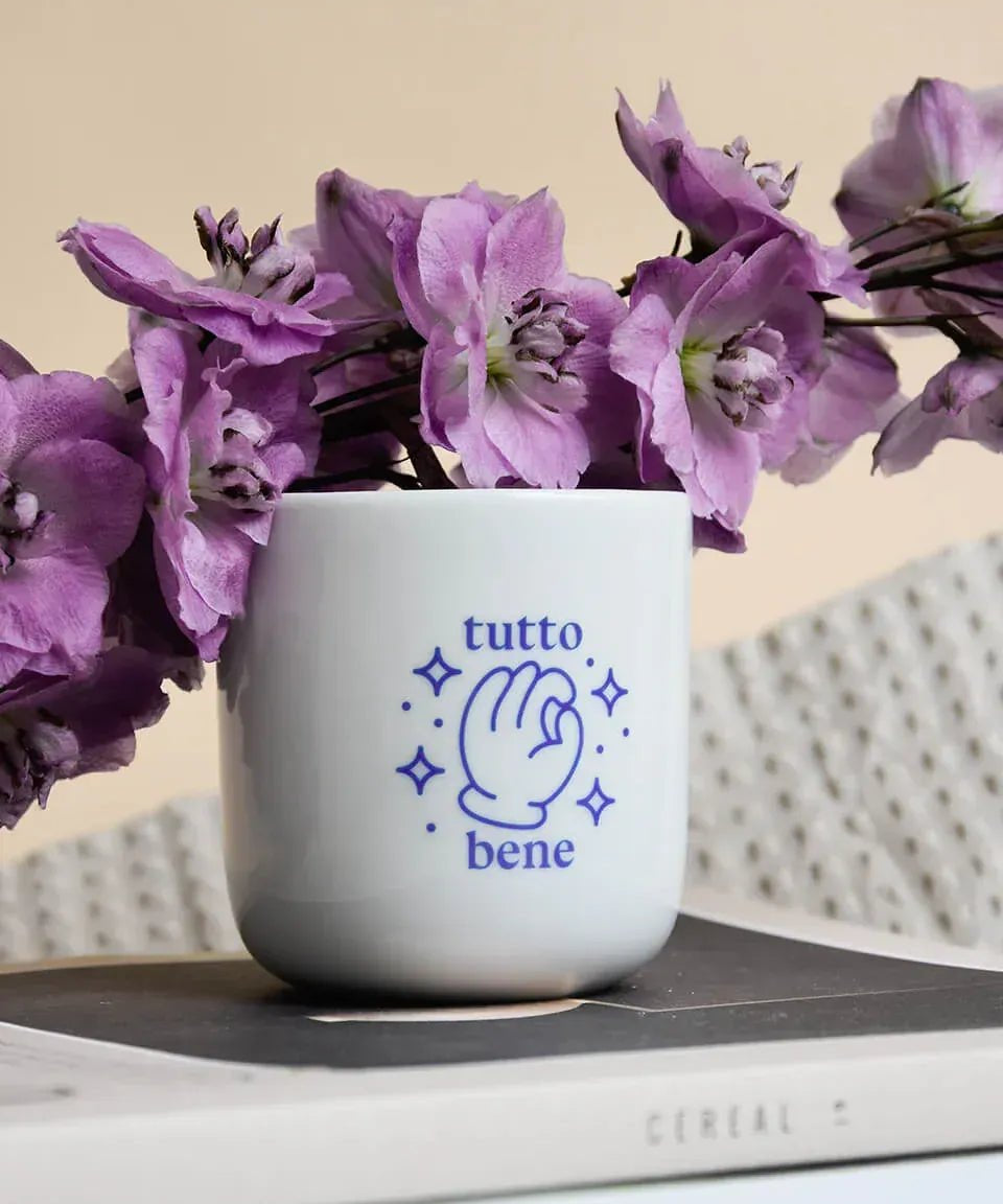 studio ciao - TUTTO BENE Porzellanbecher - Kaffee - und Teetasse - ROSA ECK Concept Store