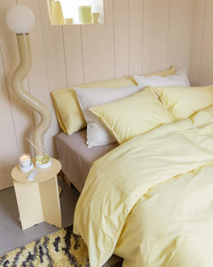 SUITE702 - Bettbezug aus Bio-Baumwolle • Butter Yellow - ROSA ECK