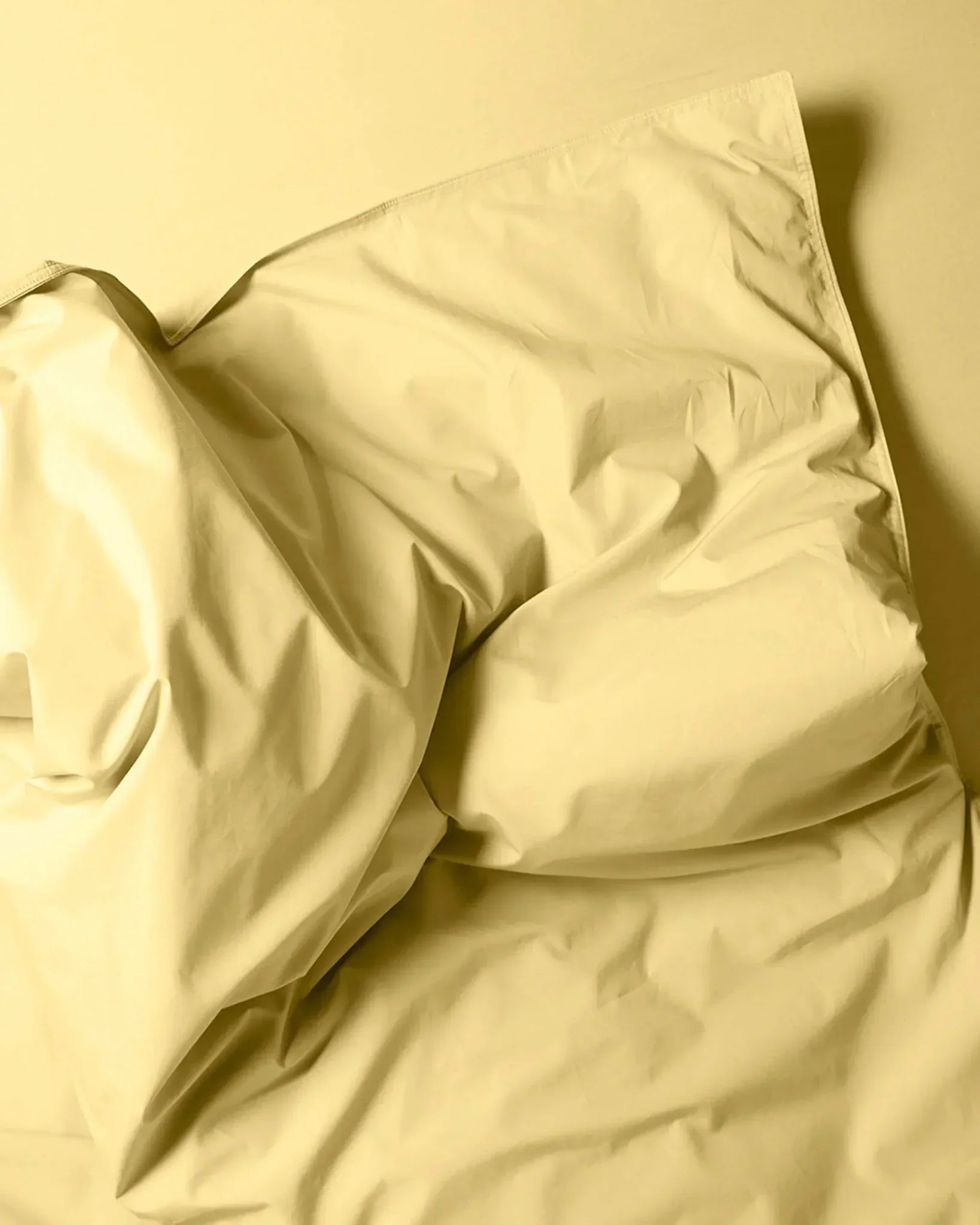 SUITE702 - Bettbezug aus Bio-Baumwolle • Butter Yellow - ROSA ECK
