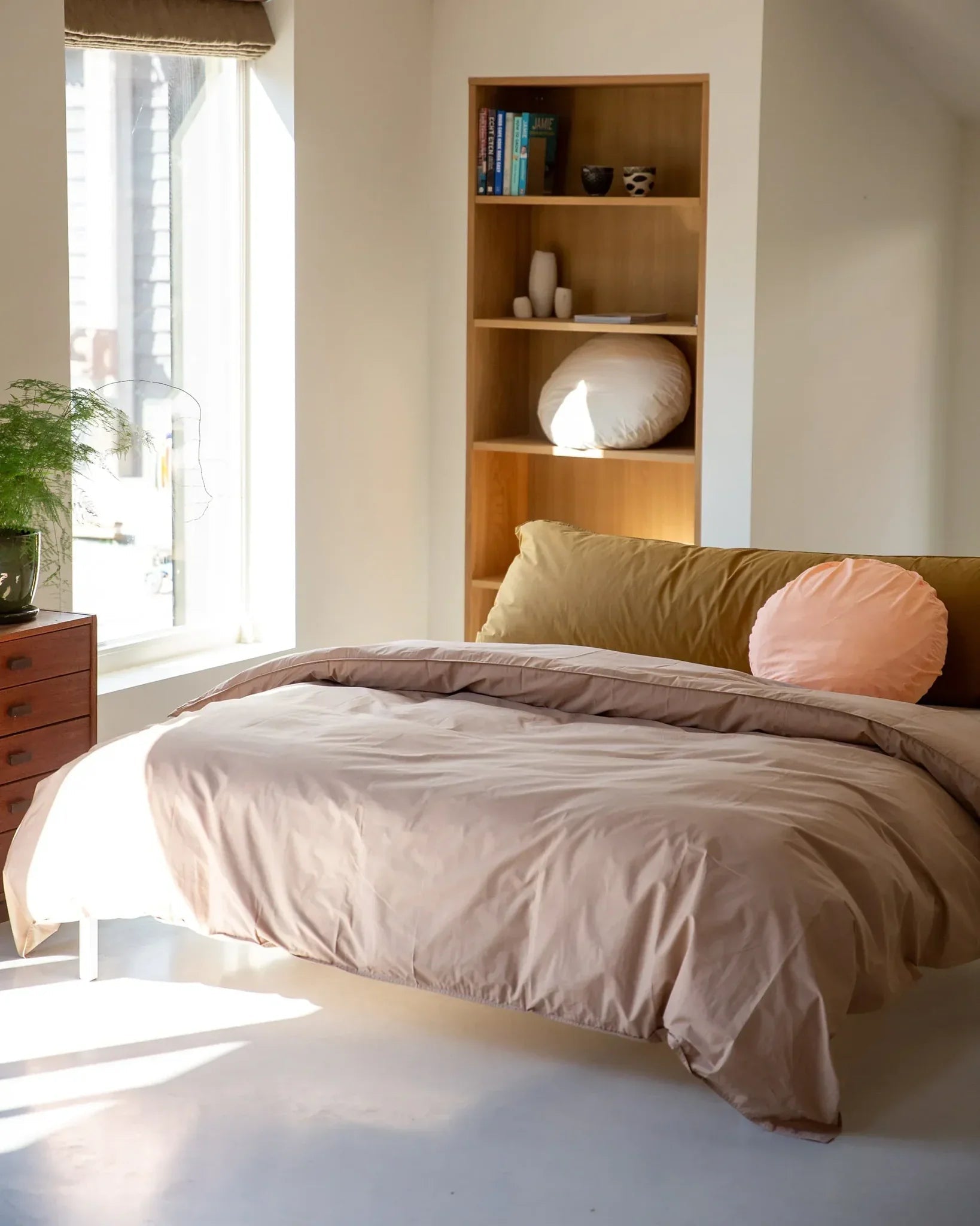 SUITE702 - Bettbezug aus Bio-Baumwolle • Camel - ROSA ECK