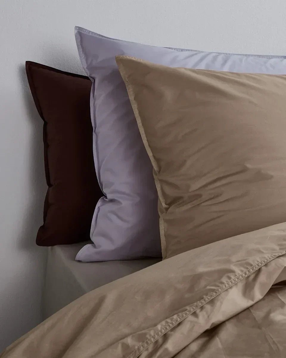 SUITE702 - Bettbezug aus Bio-Baumwolle • Camel - ROSA ECK