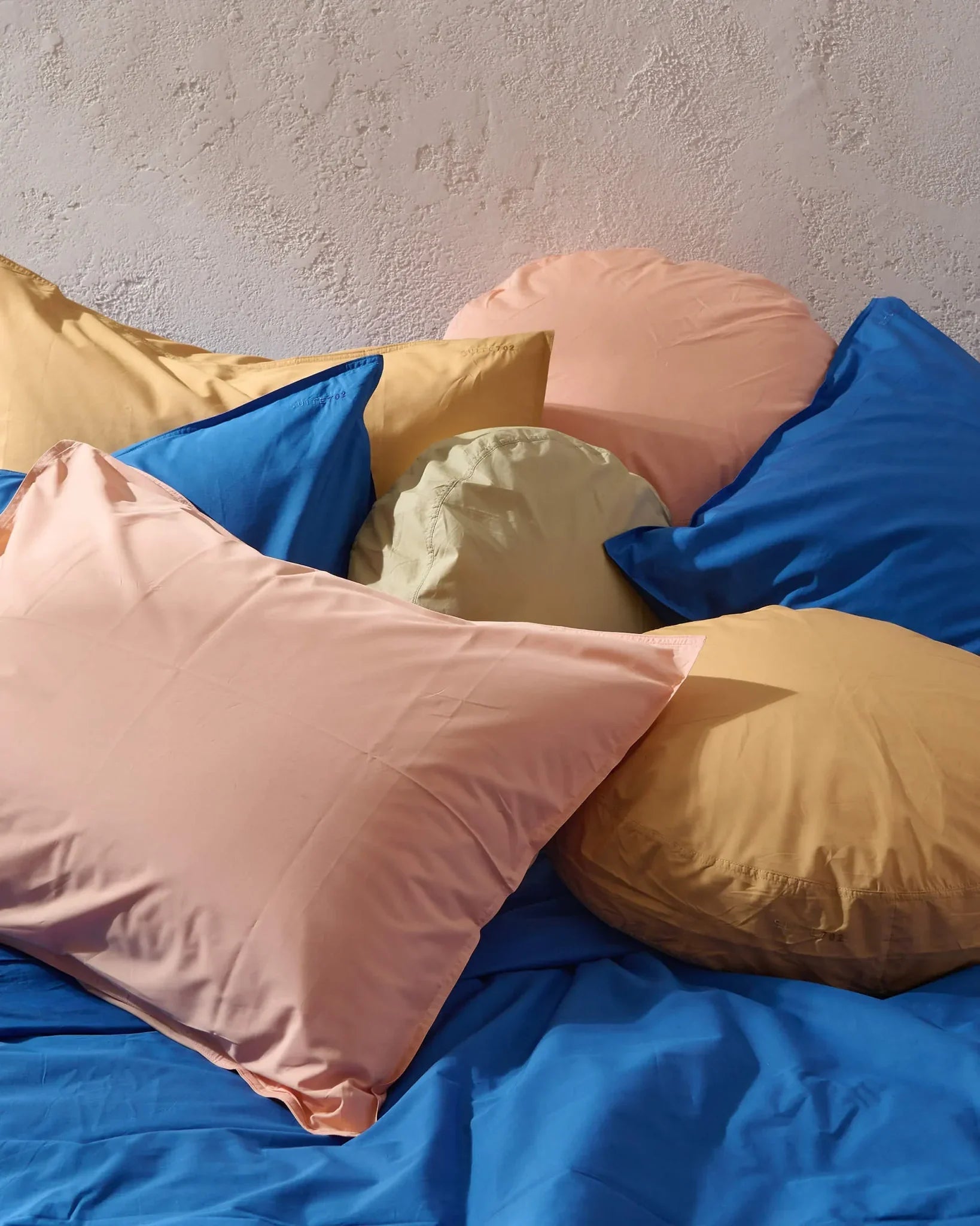 SUITE702 - Bettbezug aus Bio-Baumwolle • Cobalt Blue - ROSA ECK