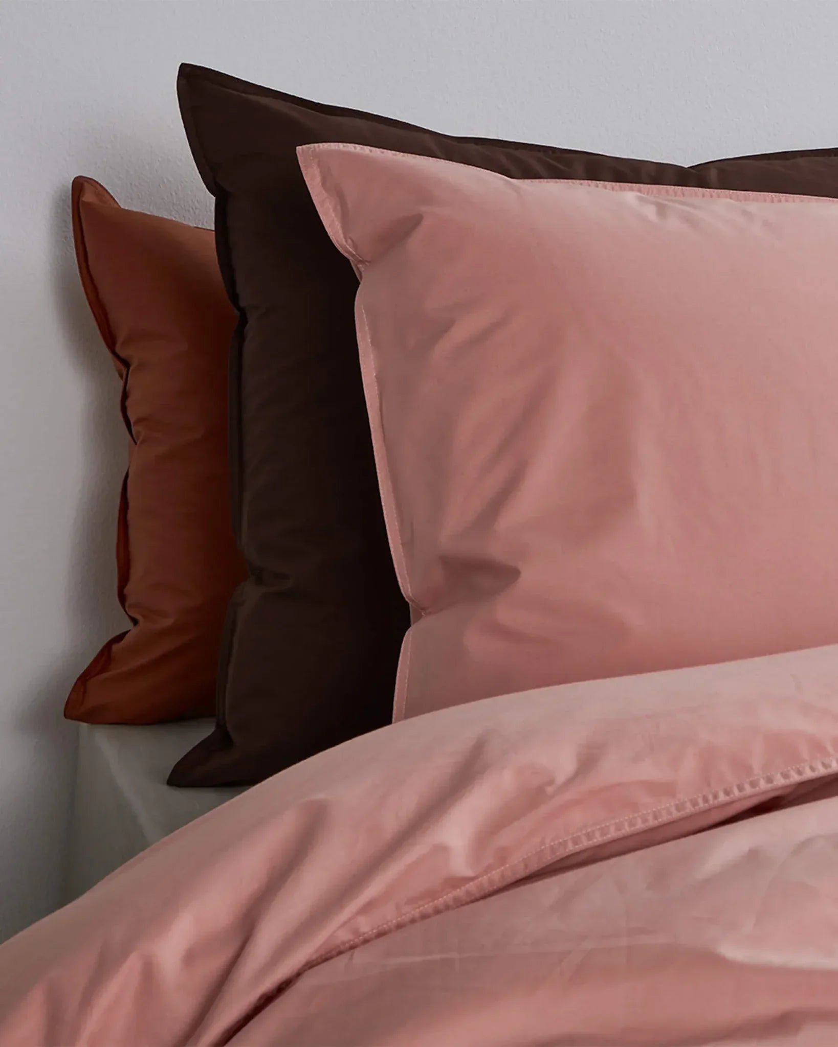 SUITE702 - Bettbezug aus Bio-Baumwolle • Dusty Rose - ROSA ECK