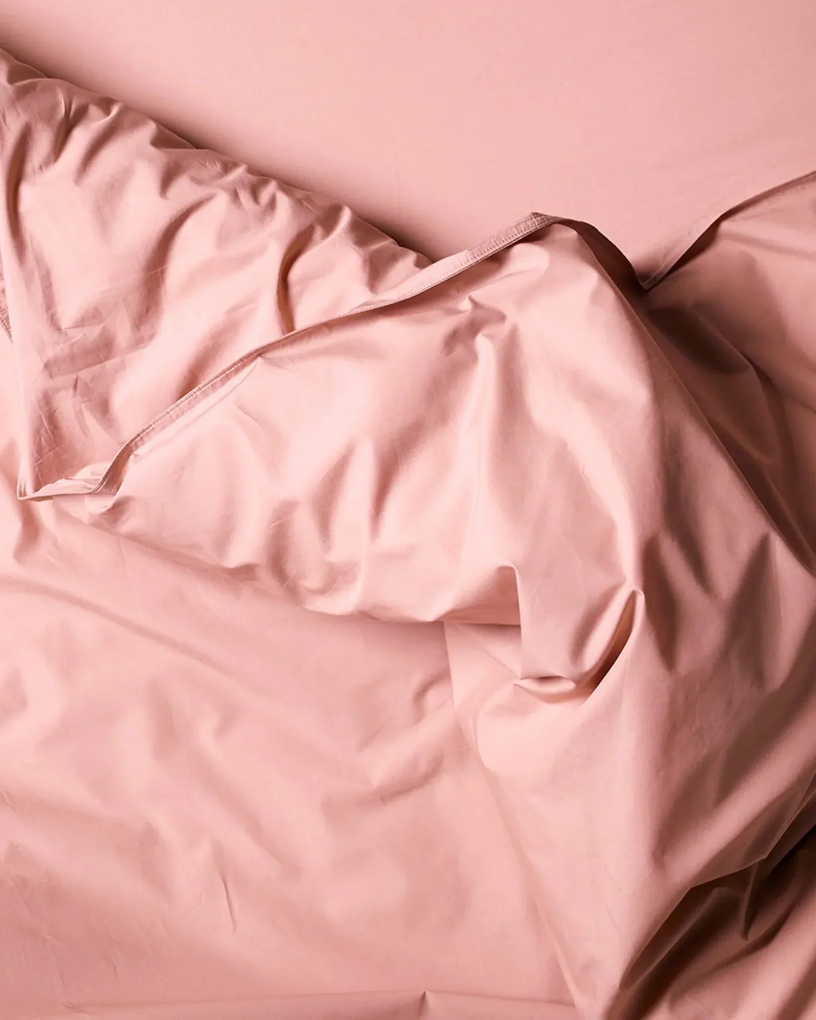SUITE702 - Bettbezug aus Bio-Baumwolle • Dusty Rose - ROSA ECK