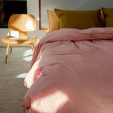 SUITE702 - Bettbezug aus Bio-Baumwolle • Dusty Rose - ROSA ECK