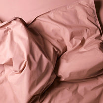 SUITE702 - Bettbezug aus Bio-Baumwolle • Dusty Rose - ROSA ECK