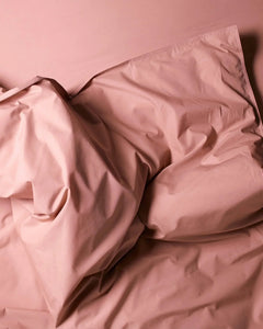 SUITE702 - Bettbezug aus Bio-Baumwolle • Dusty Rose - ROSA ECK