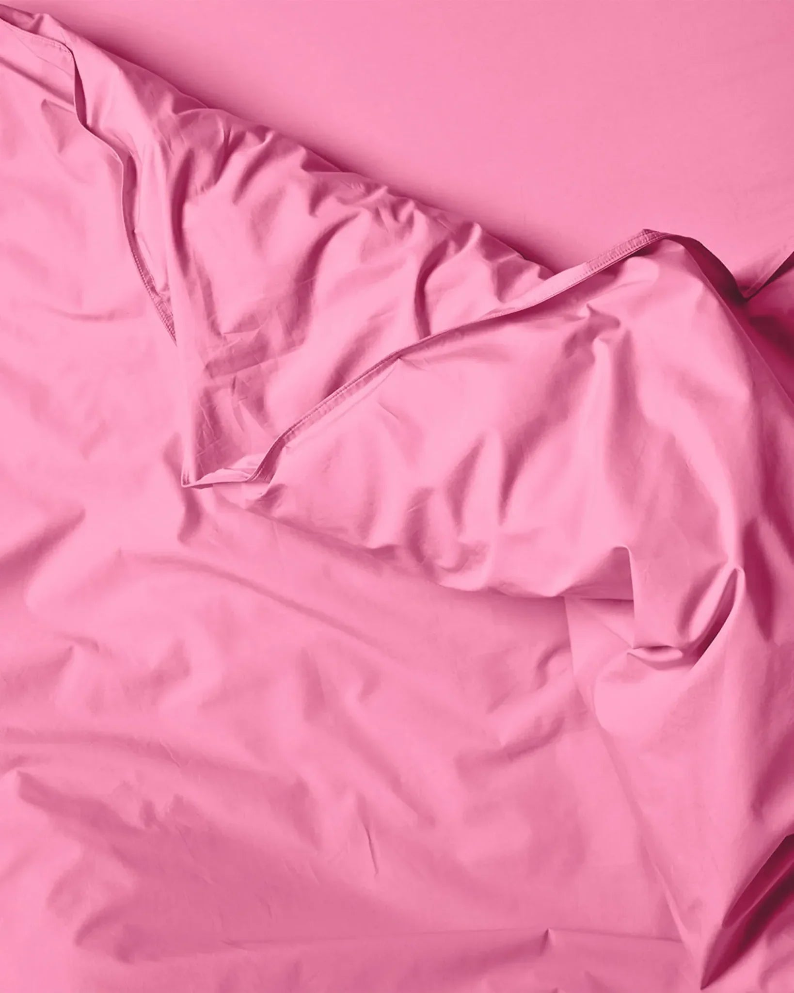 SUITE702 - Bettbezug aus Bio-Baumwolle • Pink Candy - ROSA ECK