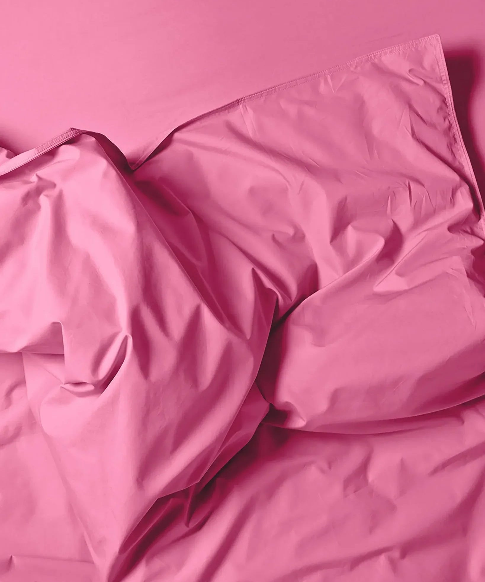 SUITE702 - Bettbezug aus Bio-Baumwolle • Pink Candy - ROSA ECK