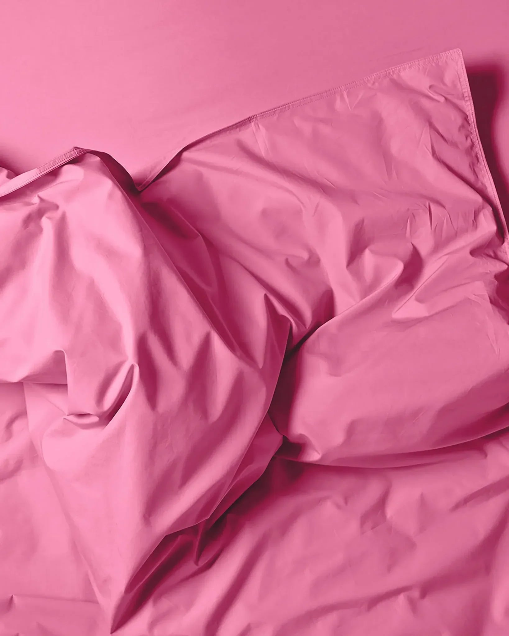 SUITE702 - Bettbezug aus Bio-Baumwolle • Pink Candy - ROSA ECK