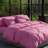 SUITE702 - Bettbezug aus Bio-Baumwolle • Pink Candy - ROSA ECK