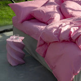 SUITE702 - Bettbezug aus Bio-Baumwolle • Pink Candy - ROSA ECK