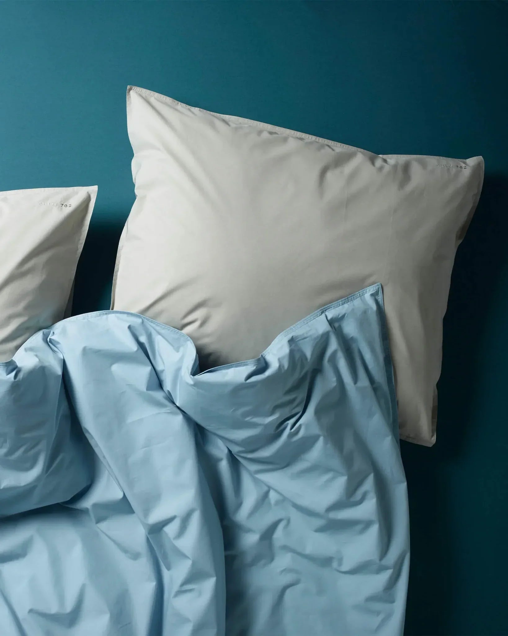 SUITE702 - Bettbezug aus Bio-Baumwolle • Sky Blue - ROSA ECK