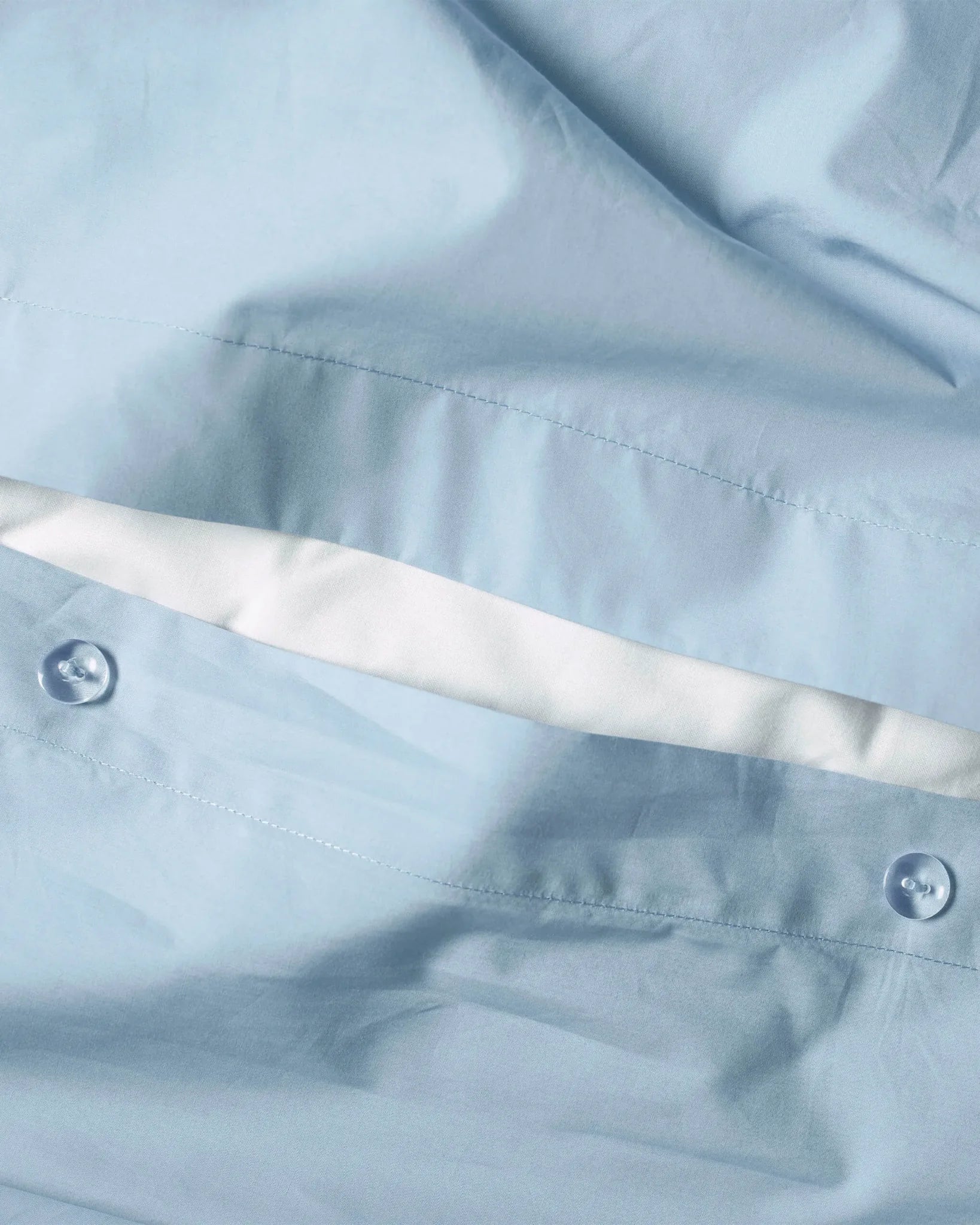SUITE702 - Bettbezug aus Bio-Baumwolle • Sky Blue - ROSA ECK