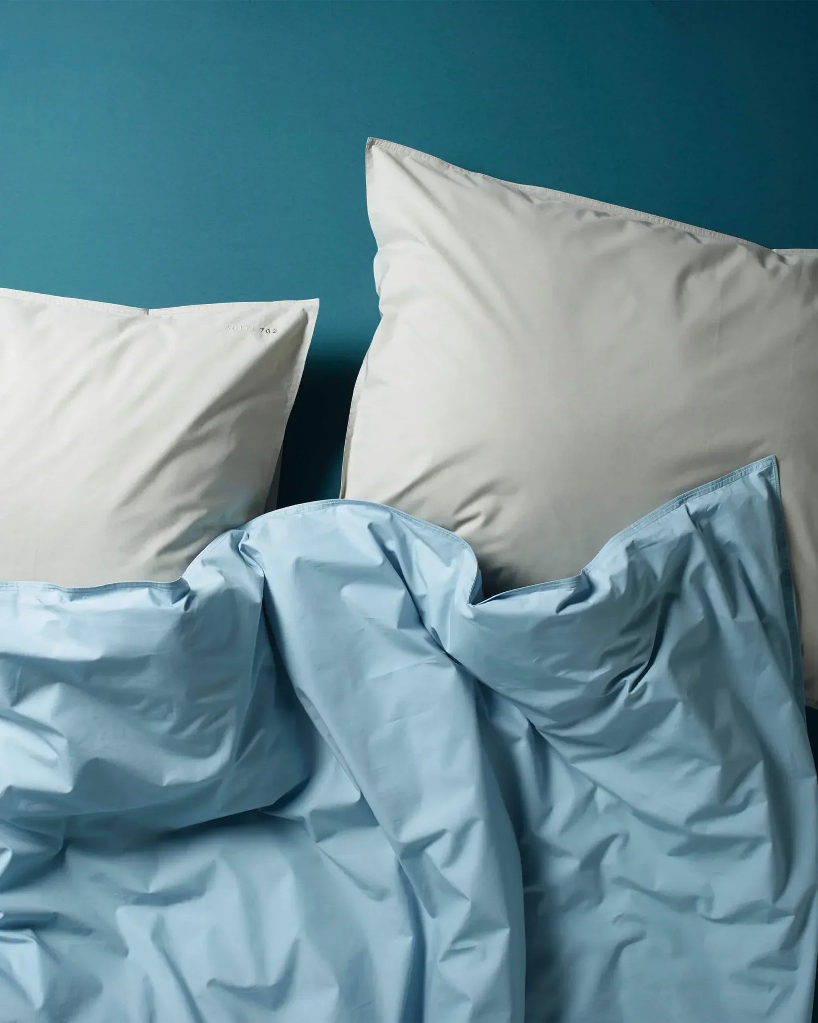 SUITE702 - Bettbezug aus Bio-Baumwolle • Sky Blue - ROSA ECK