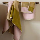 SUITE702 - BLEND Handtuch-Set (2 Stk.) • Blush-Olive - ROSA ECK