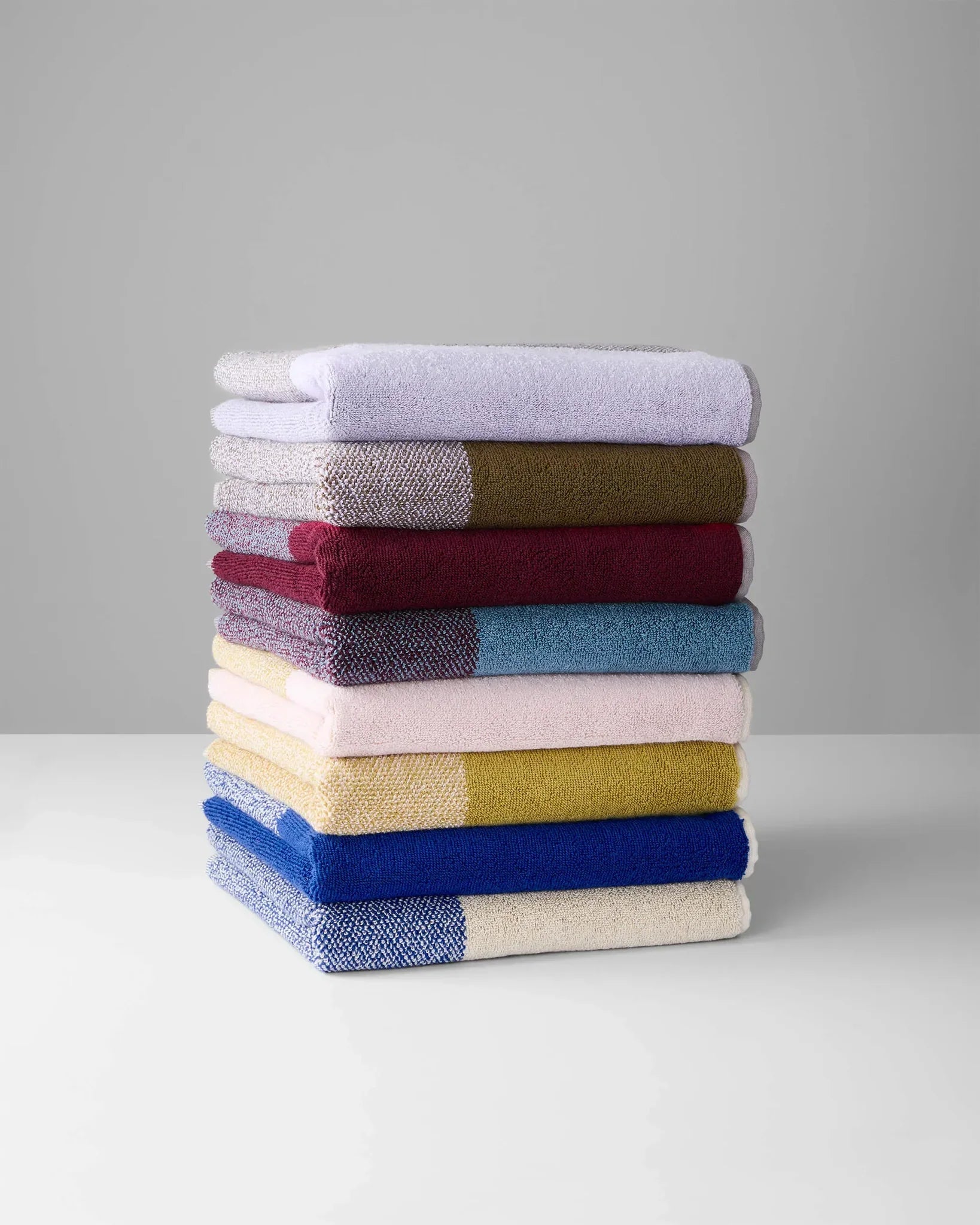 SUITE702 - BLEND Handtuch-Set (2 Stk.) • Cobalt Blue-Ecru - ROSA ECK