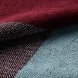 SUITE702 - BLEND Handtuch-Set (2 Stk.) • Sky Blue-Bordeaux - ROSA ECK