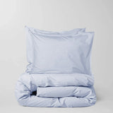 SUITE702 - Gestreifter Bettbezug aus Bio-Baumwolle (135 x 200 cm) • Blue-Ecru - ROSA ECK