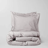 SUITE702 - Gestreifter Bettbezug aus Bio-Baumwolle (135 x 200 cm) • Brown-Ecru - ROSA ECK