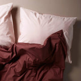 SUITE702 - Kissenbezug aus Bio-Baumwolle (80 x 80 cm) • Blush - ROSA ECK