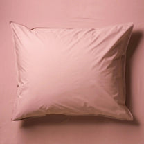 SUITE702 - Kissenbezug aus Bio-Baumwolle (80 x 80 cm) • Dusty Rose - ROSA ECK