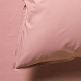 SUITE702 - Kissenbezug aus Bio-Baumwolle (80 x 80 cm) • Dusty Rose - ROSA ECK
