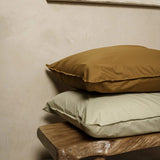 SUITE702 - Kissenbezug aus Bio-Baumwolle (80 x 80 cm) • Pistachio - ROSA ECK