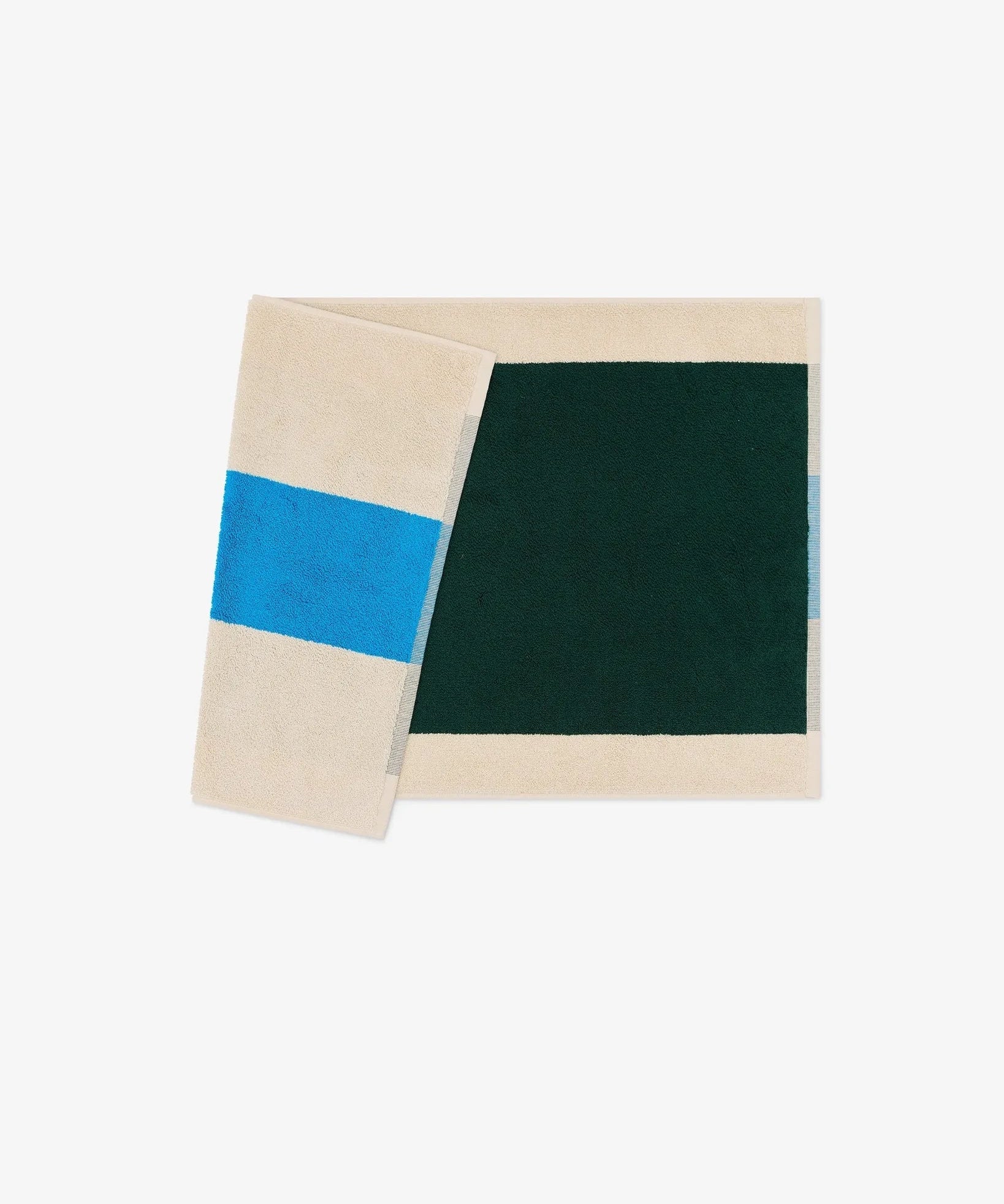 SUITE702 - MARTENS & MARTENS Badematte (50 x 80 cm) • Aqua-Dark Green - ROSA ECK