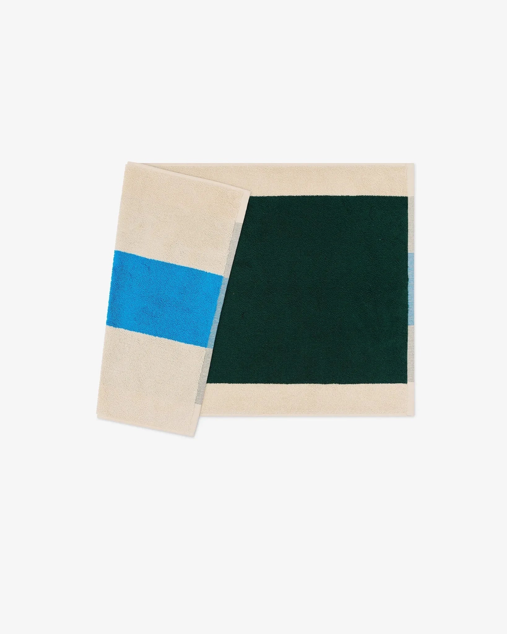 SUITE702 - MARTENS & MARTENS Badematte (50 x 80 cm) • Aqua-Dark Green - ROSA ECK