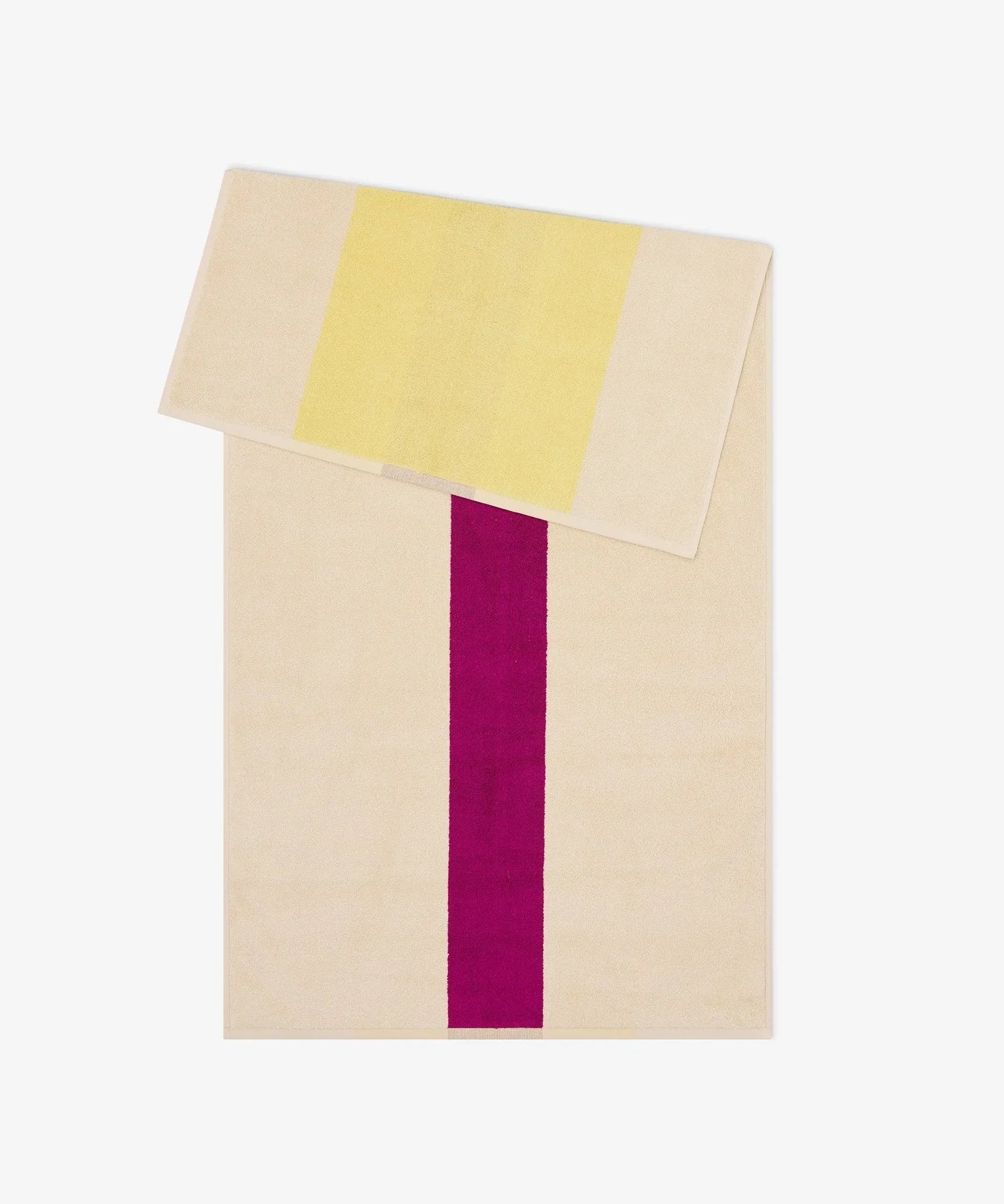 SUITE702 - MARTENS & MARTENS Badetuch (70 x 140 cm) • Yellow-Fuchsia - ROSA ECK