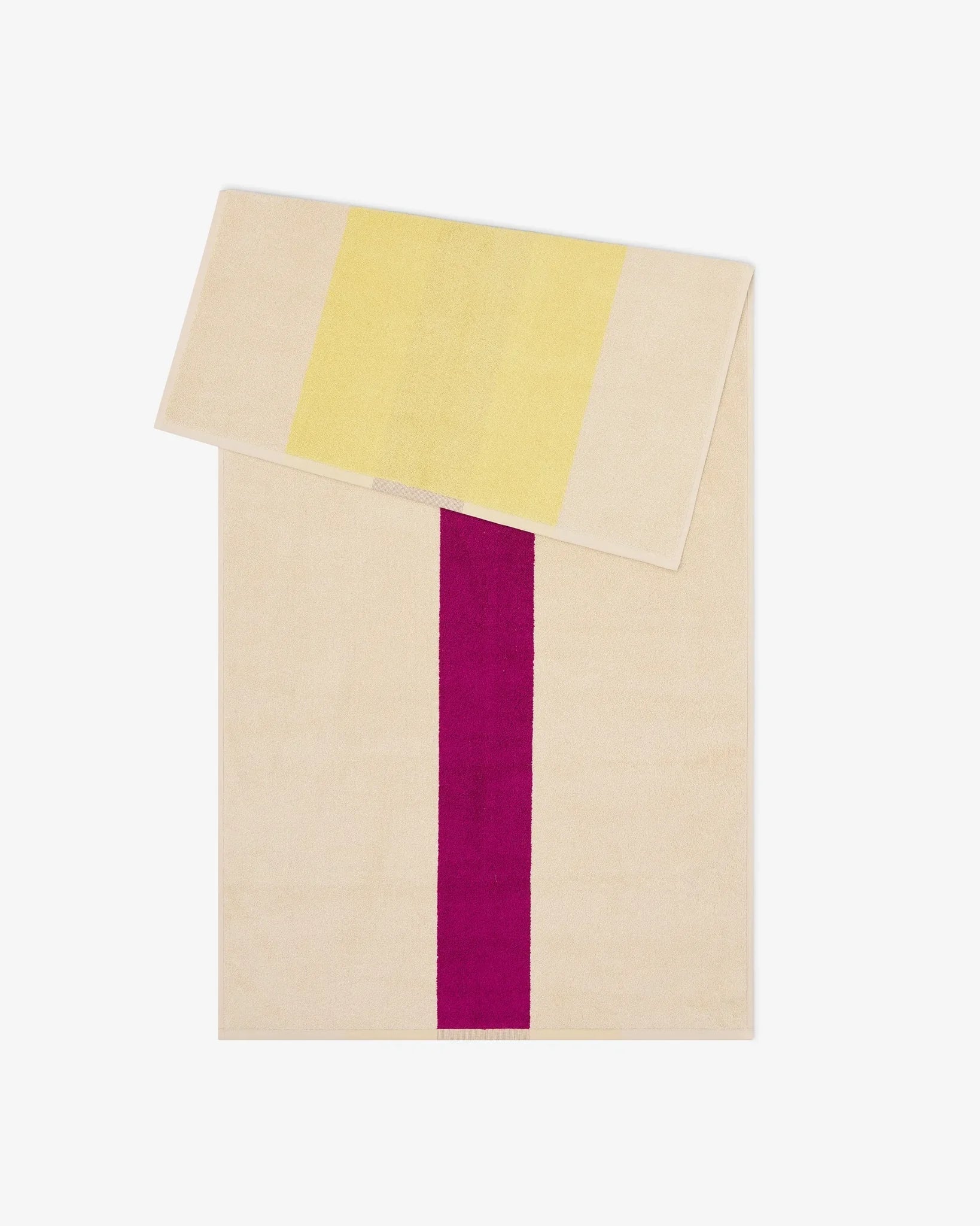 SUITE702 - MARTENS & MARTENS Badetuch (70 x 140 cm) • Yellow-Fuchsia - ROSA ECK
