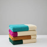 SUITE702 - MARTENS & MARTENS Badetuch (70 x 140 cm) • Yellow-Fuchsia - ROSA ECK