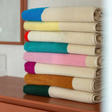 SUITE702 - MARTENS & MARTENS Badetuch (70 x 140 cm) • Yellow-Fuchsia - ROSA ECK