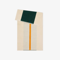 SUITE702 - MARTENS & MARTENS Handtuch (50 x 100 cm) • Dark Green-Orange - ROSA ECK