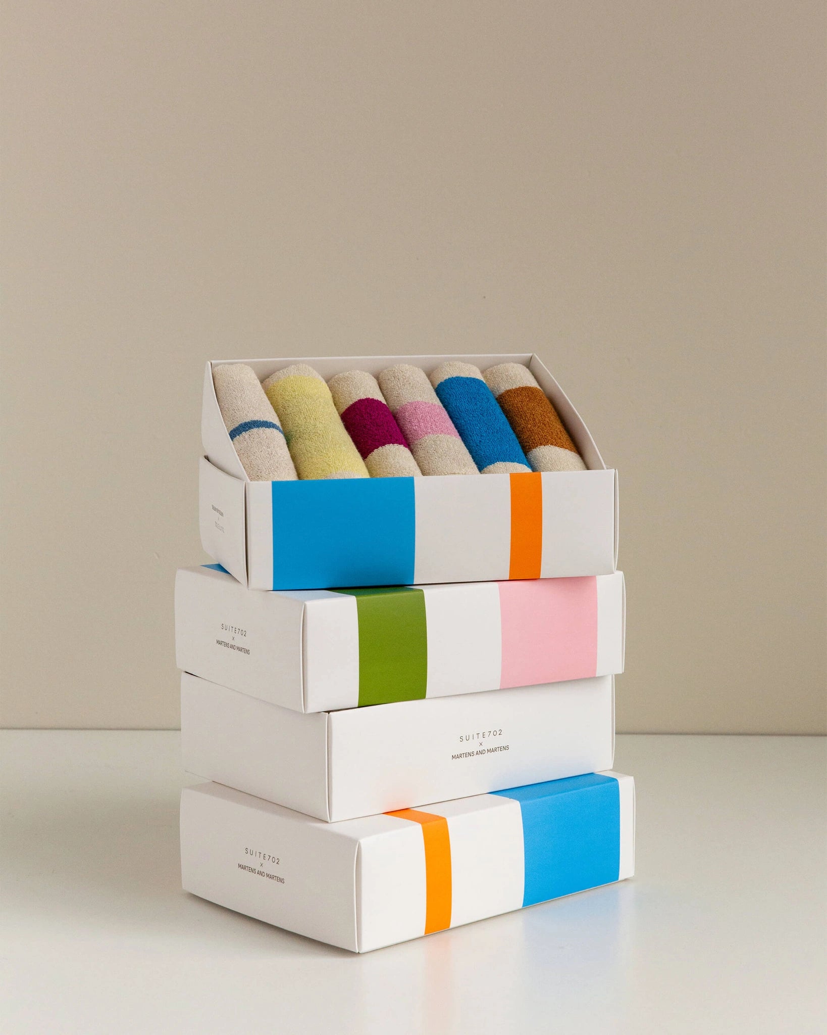MARTENS & MARTENS Mini-Handtücher (6er-Set 30 x 30 cm) • Gift Set