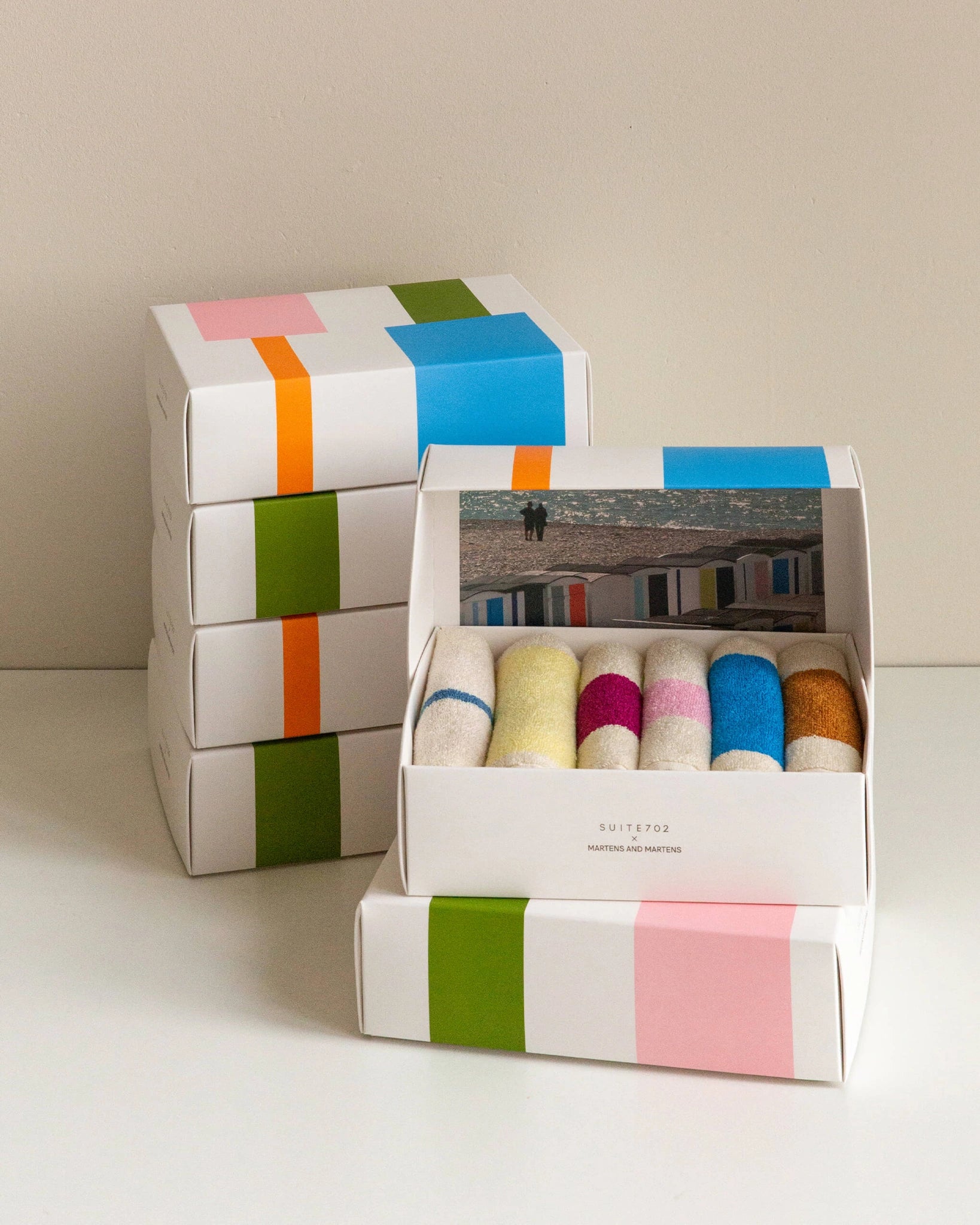 MARTENS & MARTENS Mini-Handtücher (6er-Set 30 x 30 cm) • Gift Set
