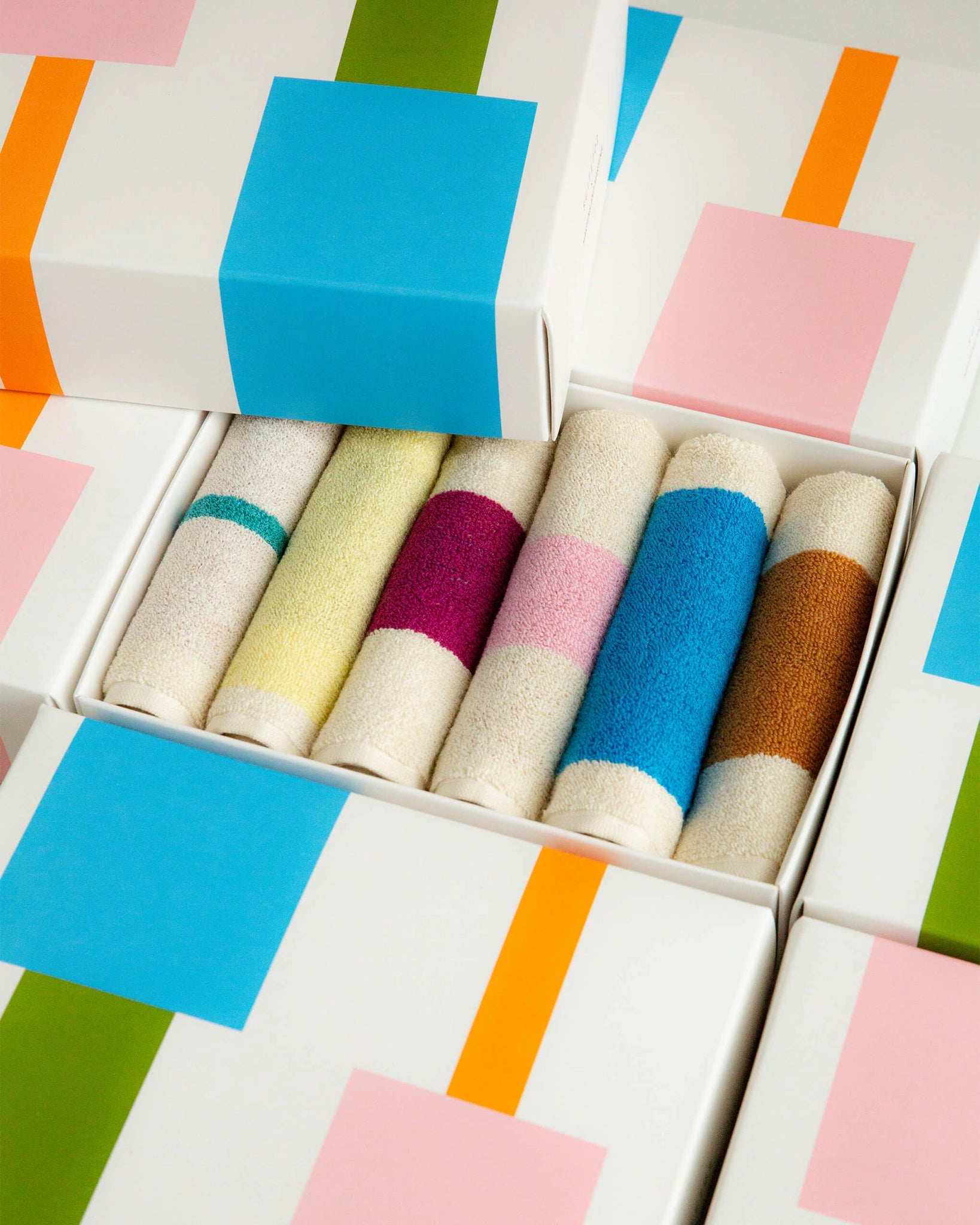 MARTENS & MARTENS Mini-Handtücher (6er-Set 30 x 30 cm) • Gift Set