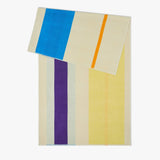 SUITE702 - MARTENS & MARTENS Strandtuch (90 x 180 cm) • Aqua-Orange-Purple-Yellow - ROSA ECK