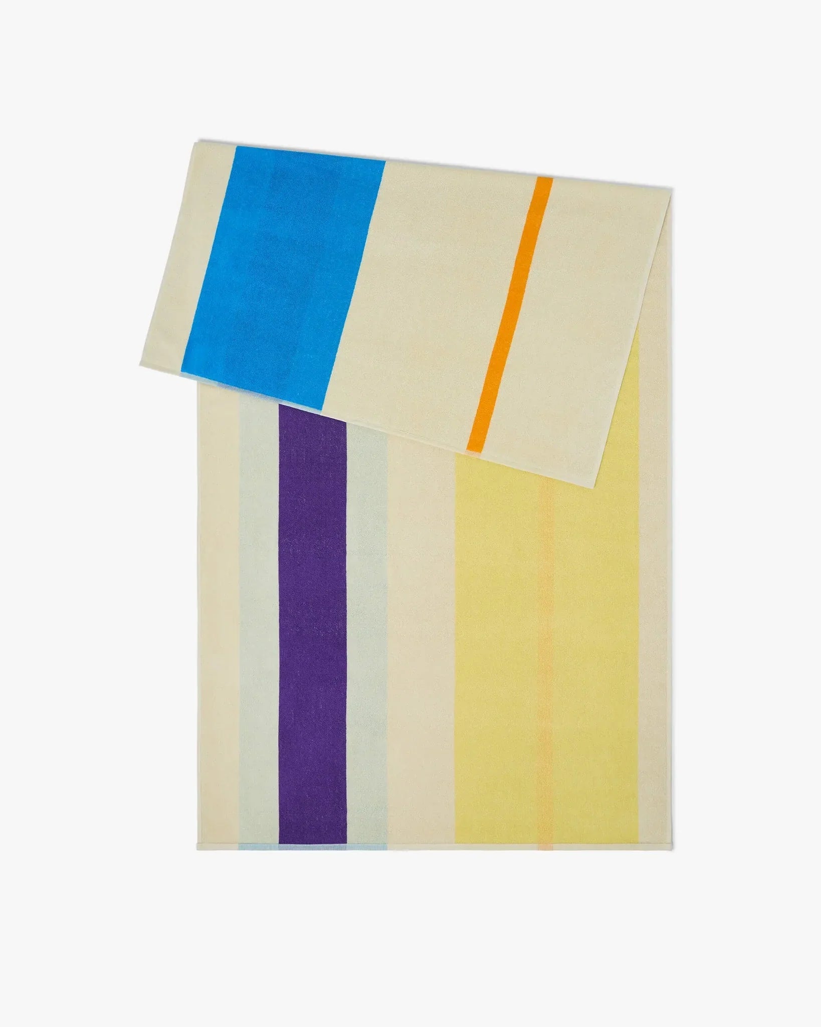 SUITE702 - MARTENS & MARTENS Strandtuch (90 x 180 cm) • Aqua-Orange-Purple-Yellow - ROSA ECK