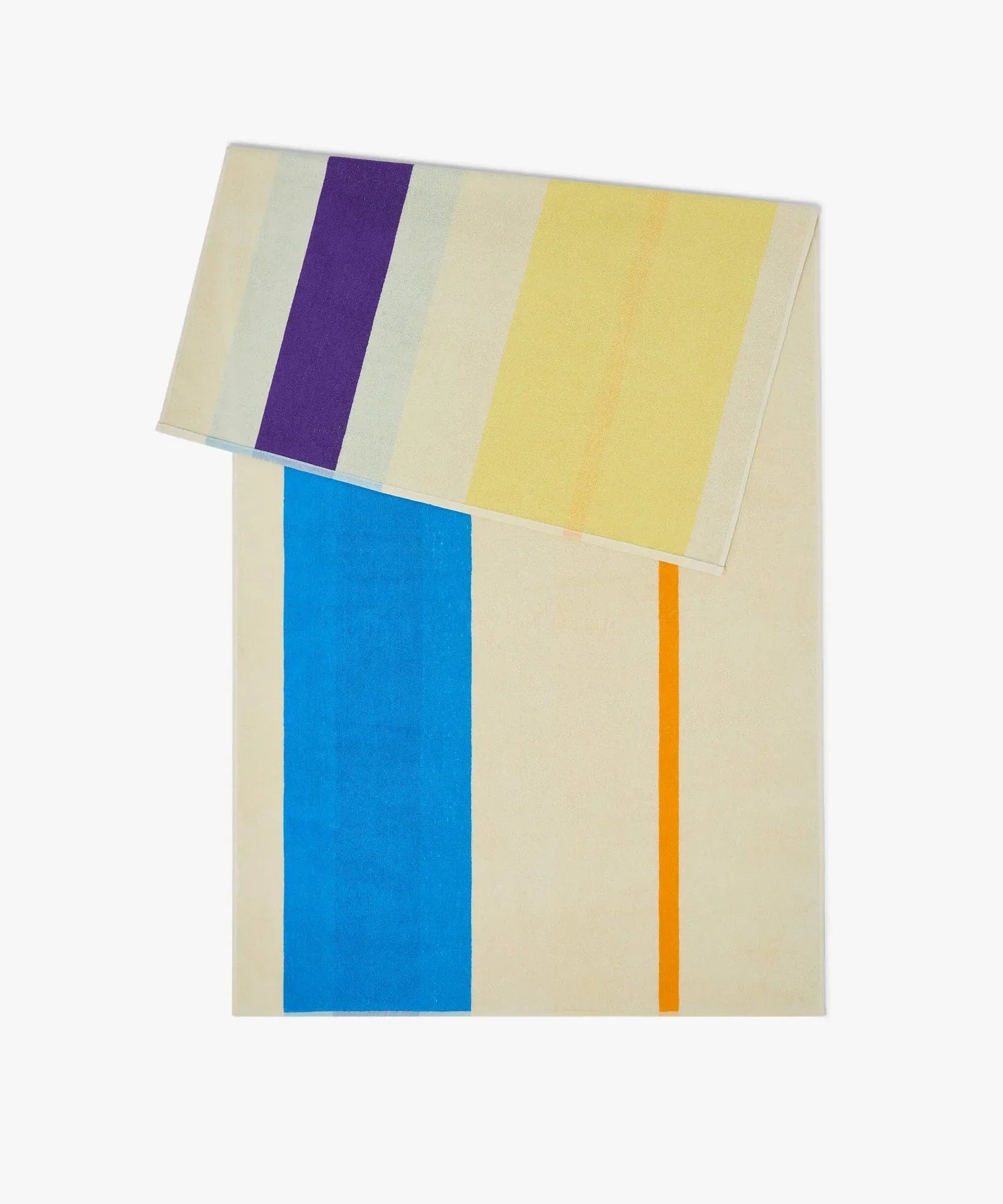 SUITE702 - MARTENS & MARTENS Strandtuch (90 x 180 cm) • Aqua-Orange-Purple-Yellow - ROSA ECK