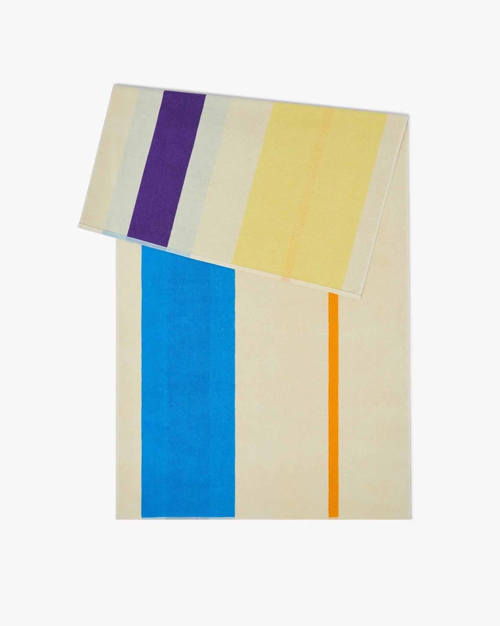 SUITE702 - MARTENS & MARTENS Strandtuch (90 x 180 cm) • Aqua-Orange-Purple-Yellow - ROSA ECK