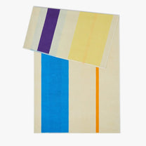SUITE702 - MARTENS & MARTENS Strandtuch (90 x 180 cm) • Aqua-Orange-Purple-Yellow - ROSA ECK