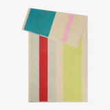 SUITE702 - MARTENS & MARTENS Strandtuch (90 x 180 cm) • Pink-Turquoise-Lime-Red - ROSA ECK