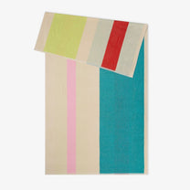 SUITE702 - MARTENS & MARTENS Strandtuch (90 x 180 cm) • Pink-Turquoise-Lime-Red - ROSA ECK